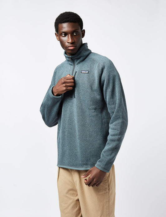 Pata Better Sweater 1/4 Zip Fleece - Nouveau Green