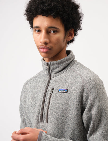 Pata Better Sweater 1/4 Zip Fleece - Stonewash Grey