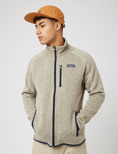 Pata Better Sweater Jacket - Oar Tan