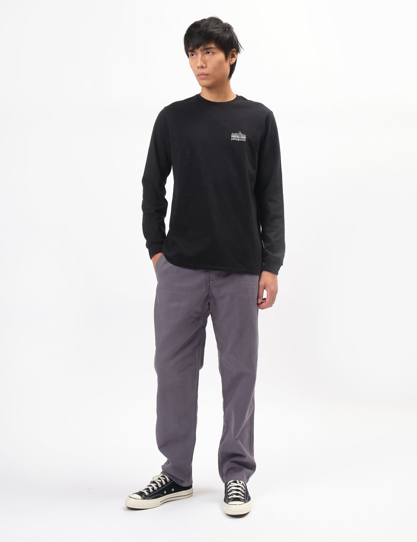 Pata Strataspire Long Sleeve T-Shirt - Black