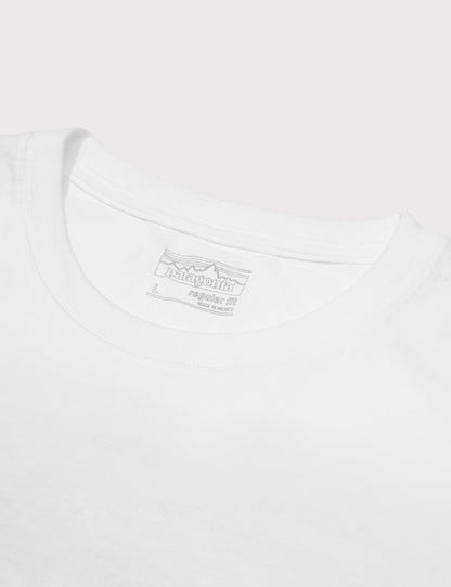 Pata P-6 Logo Responsibili-Tee Long Sleeved T-Shirt - White