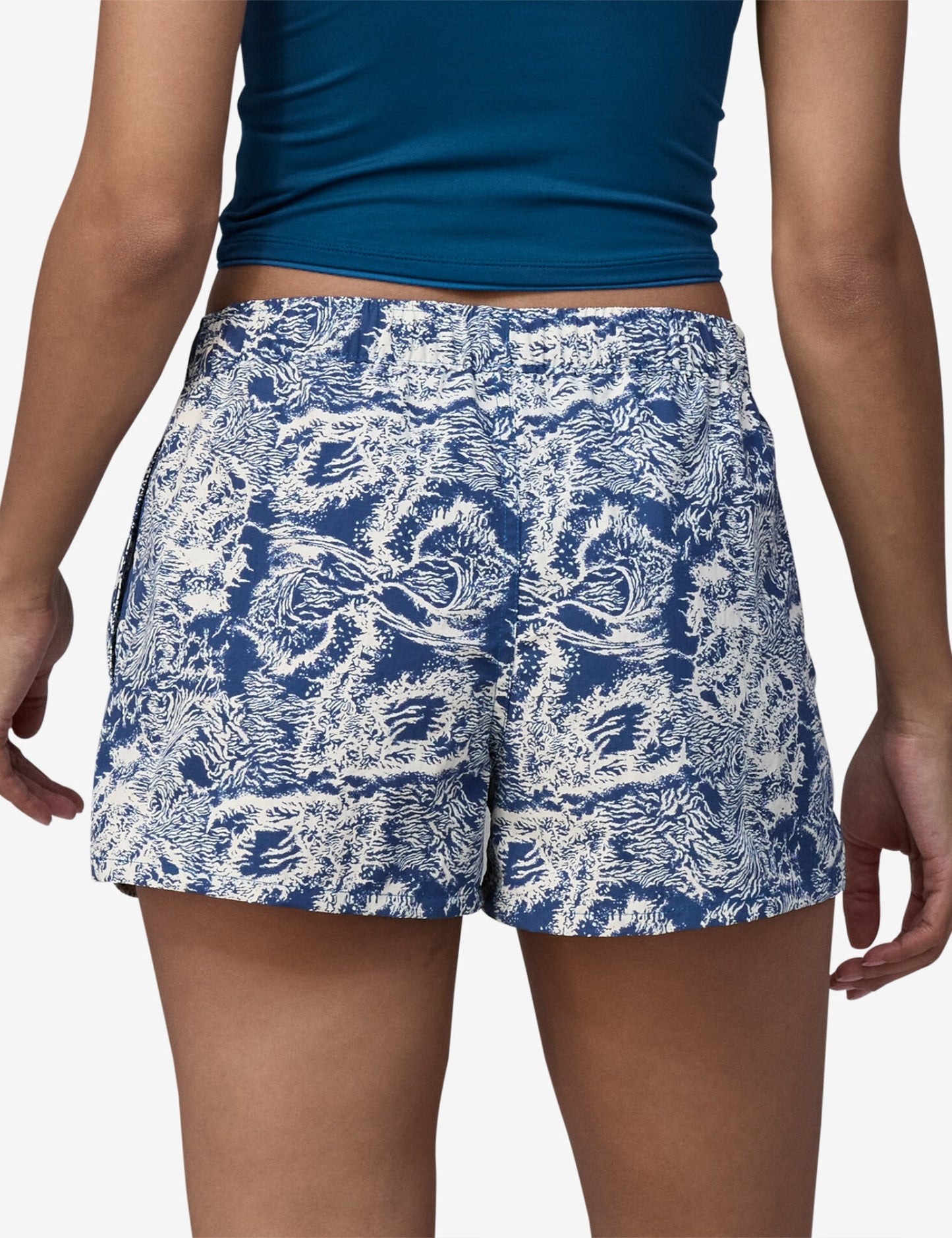 Pata Women's Barely Baggies Crash Shorts (2.5in) - Endless Blue