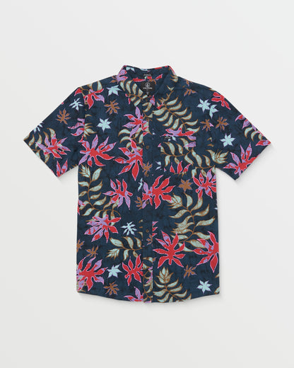 Floral Motion Short Sleeve Shirt