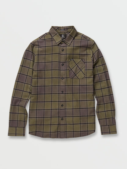 Caden Plaid Long Sleeve Flannel