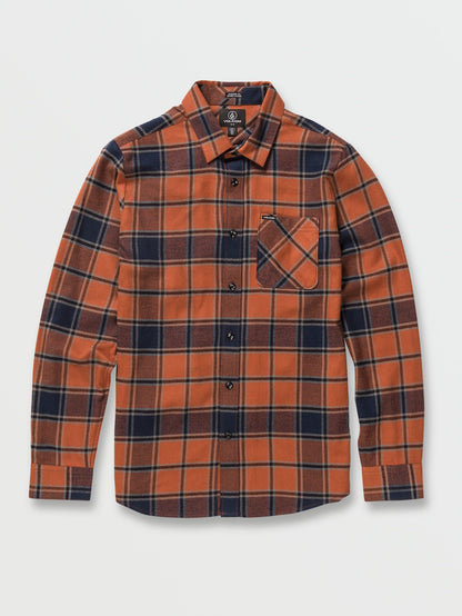 Caden Plaid Long Sleeve Flannel