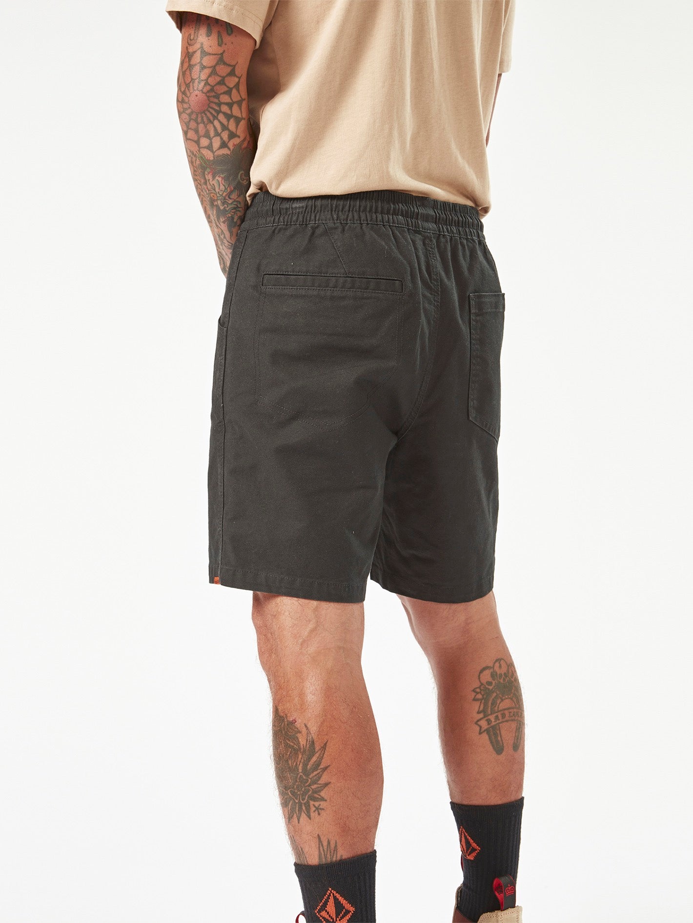 Workwear Caliper Elastic Waist Shorts