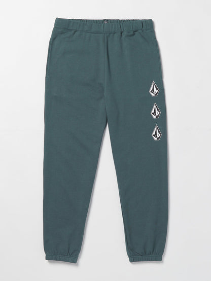 Iconic Stone Elastic Waist Fleece Pants