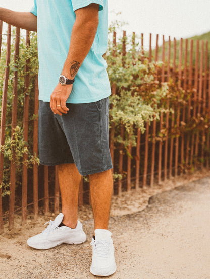 Stone Faded Hybrid Shorts