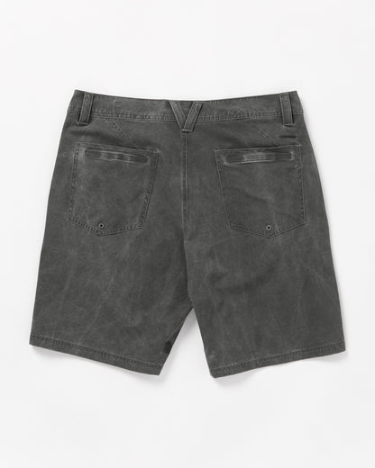 Stone Faded Hybrid Shorts