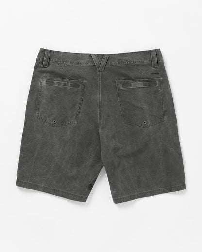 Stone Faded Hybrid Shorts