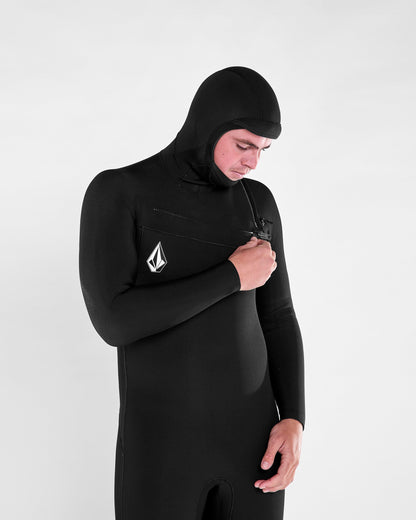 Mens Modulator 4/3mm Hooded Chestzip Fullsuit