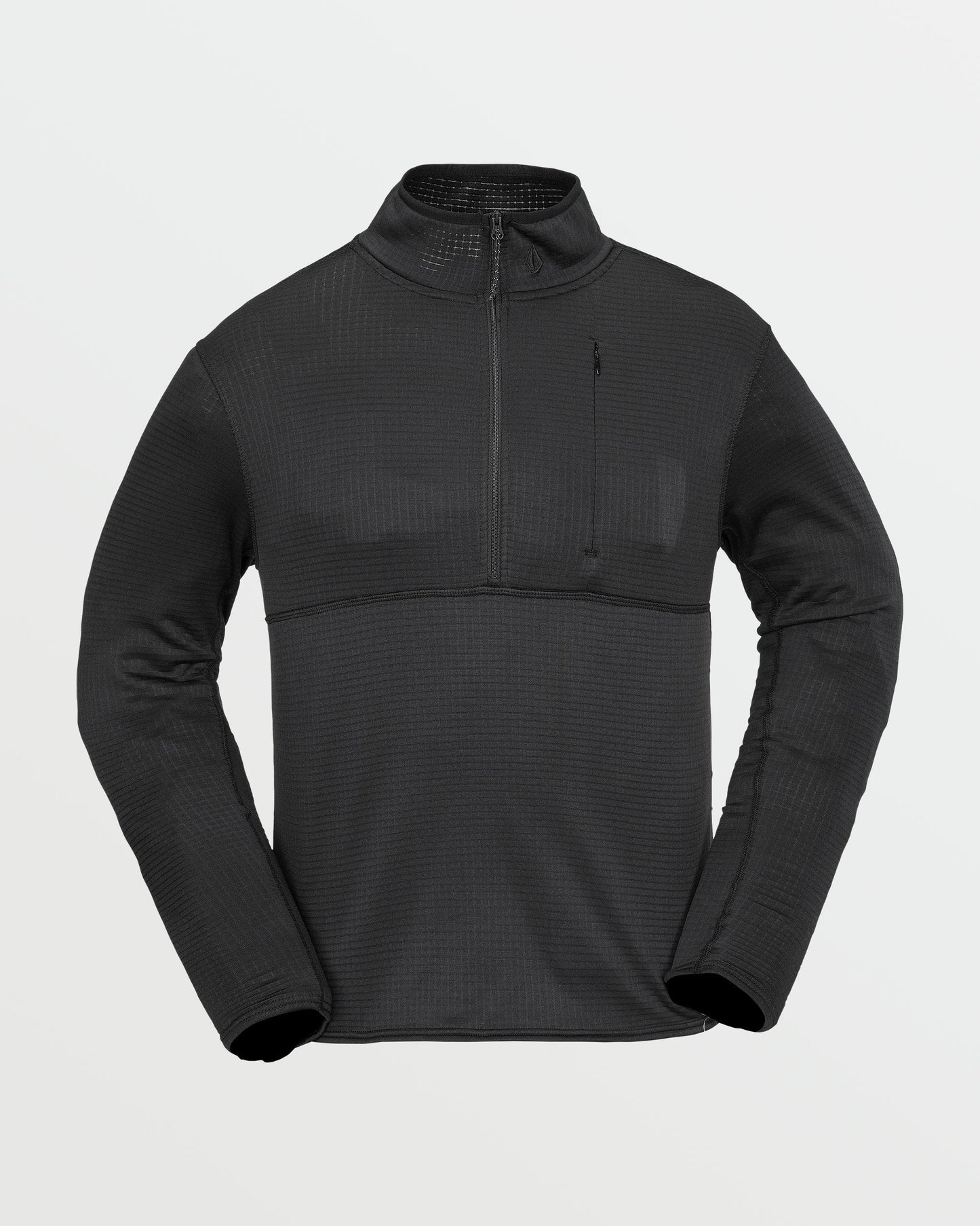 Mens Gridlock Mock Neck Fleece