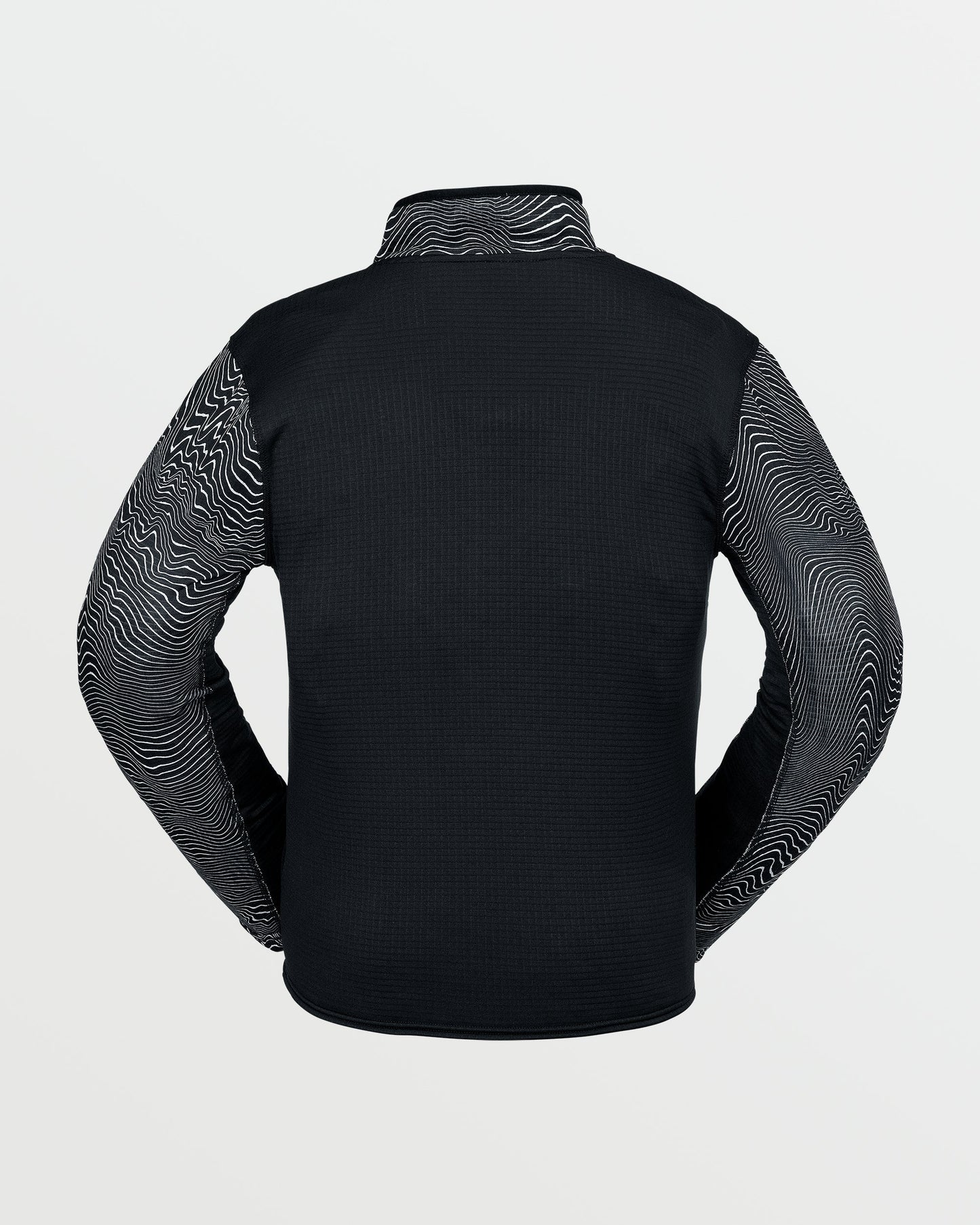 Mens Gridlock Mock Neck Fleece