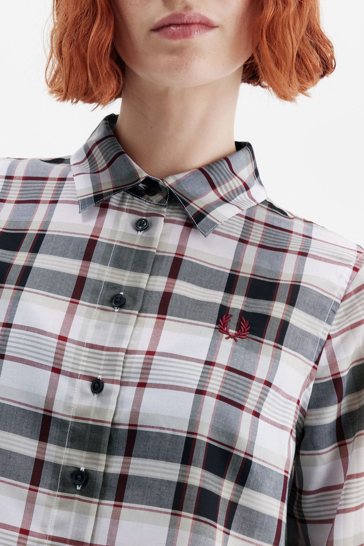 Cropped Check Shirt