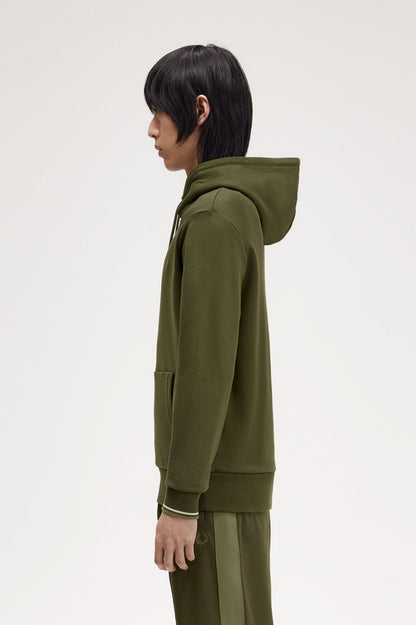 Tipped Hooded Sweatshirt