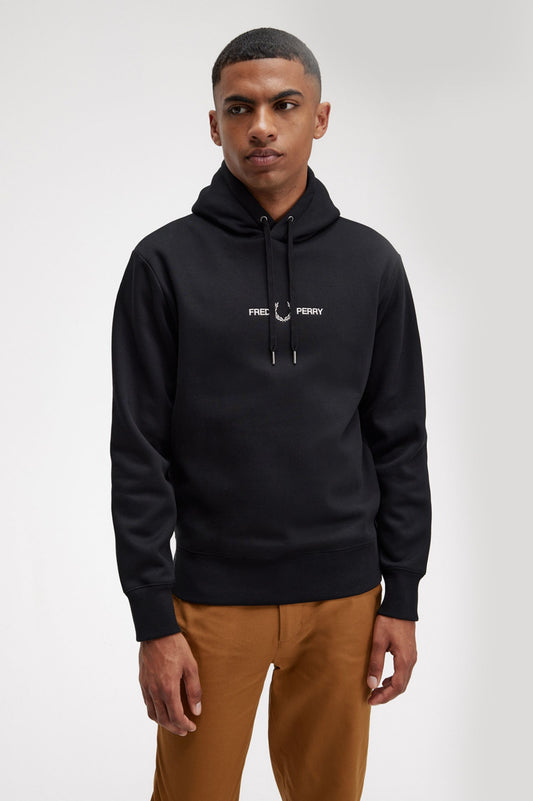 Embroidered Hooded Sweatshirt