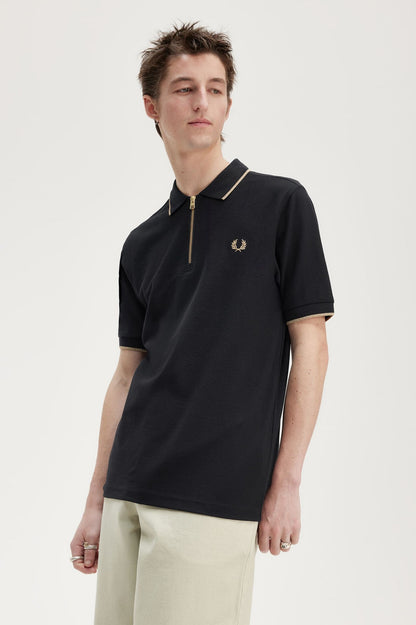 Crepe Pique Polo Shirt