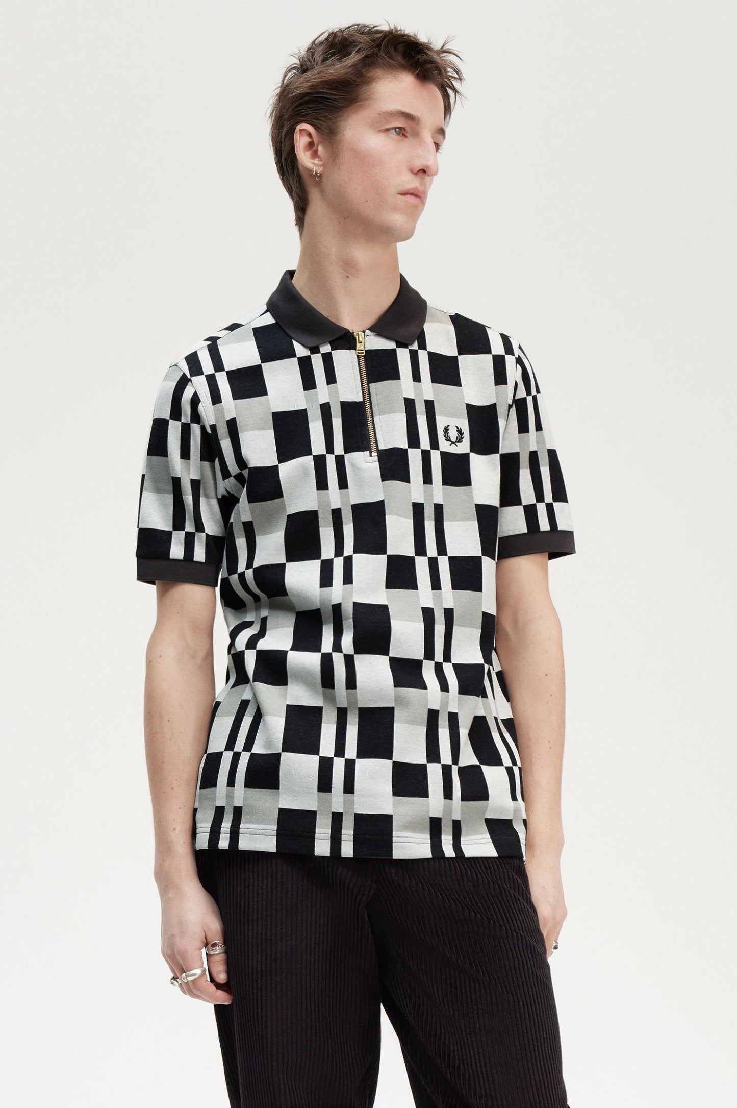 Chequerboard Polo Shirt