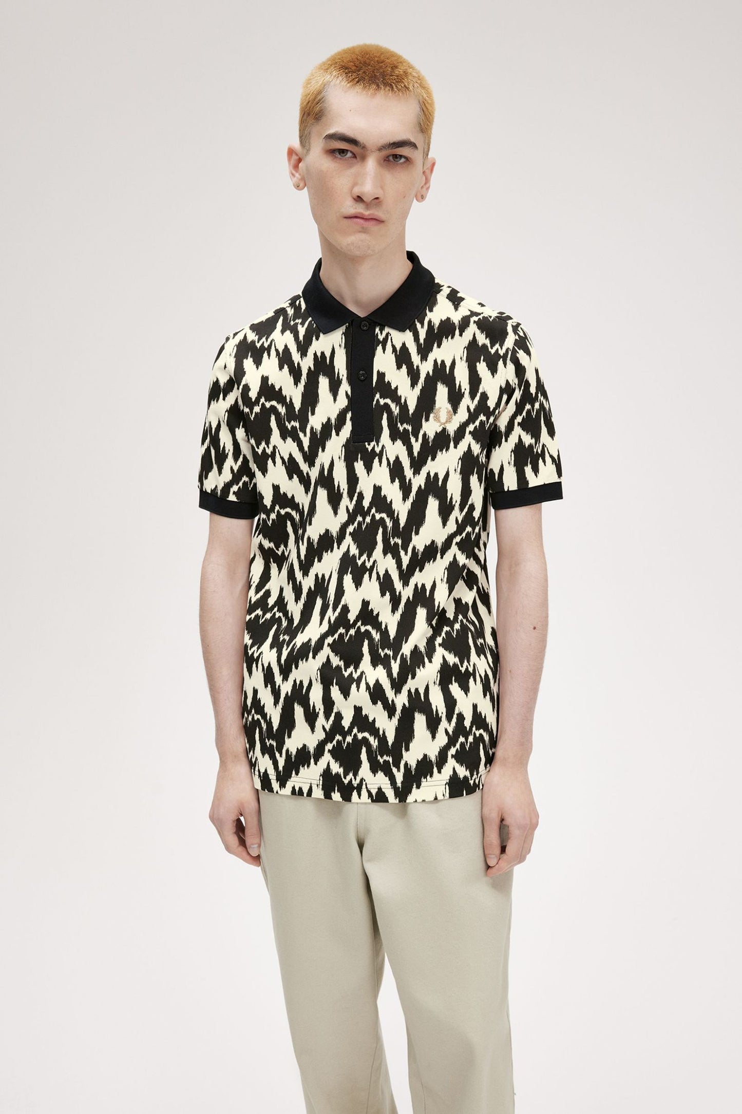 Animal Print Polo Shirt