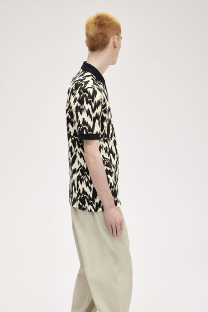 Animal Print Polo Shirt