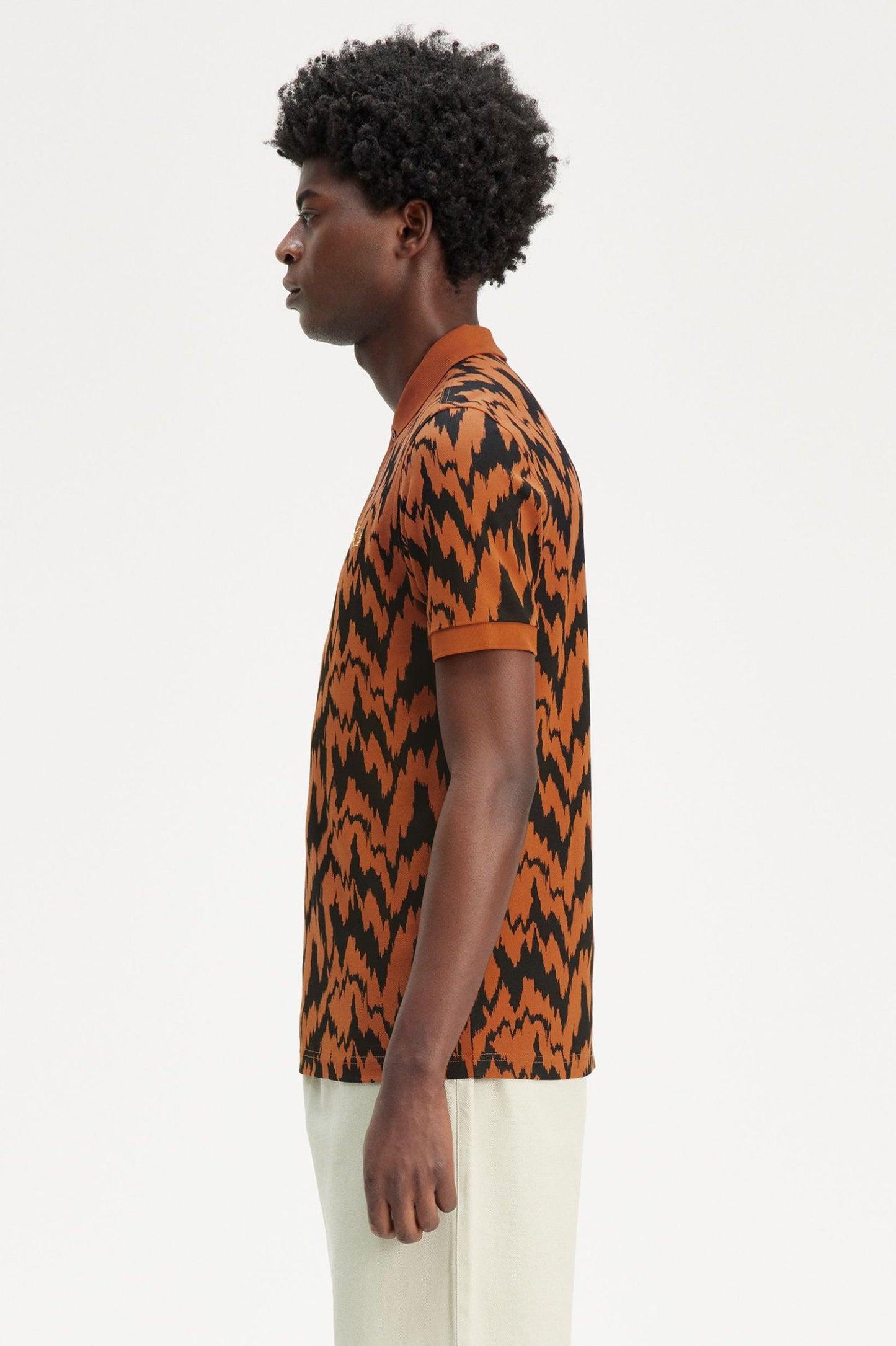 Animal Print Polo Shirt