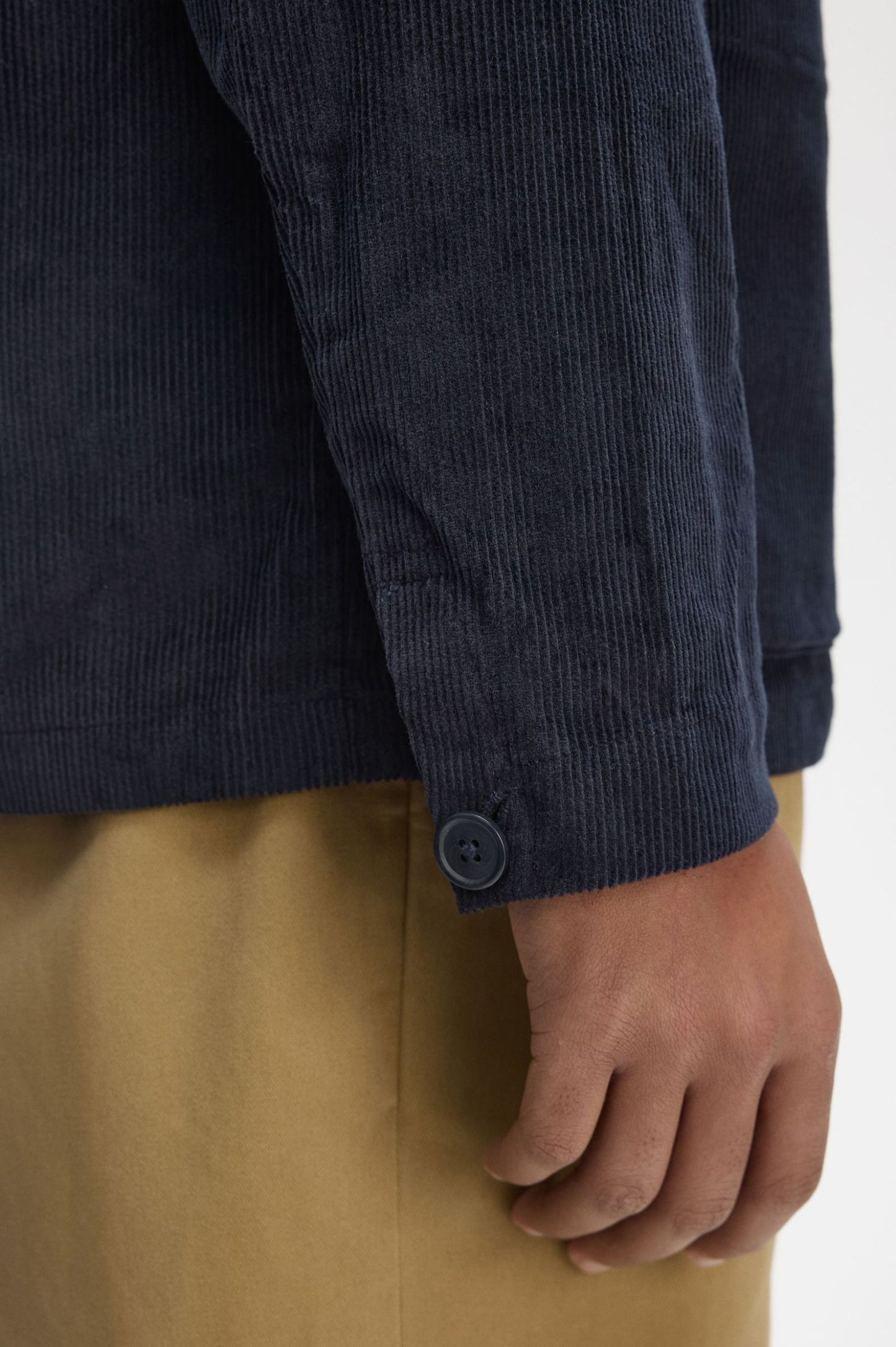 Corduroy Pocket Detail Overshirt