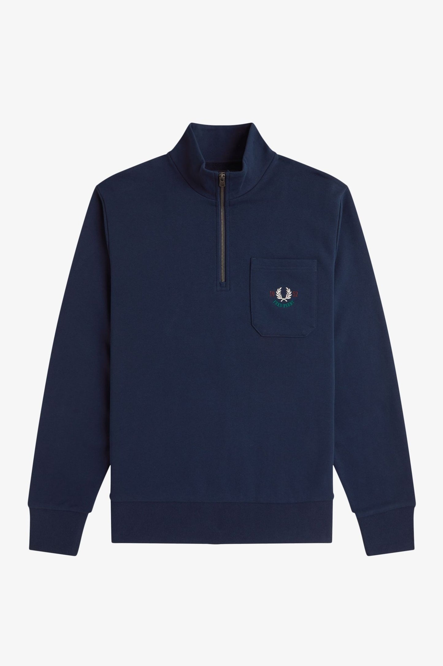 Embroidered Half Zip