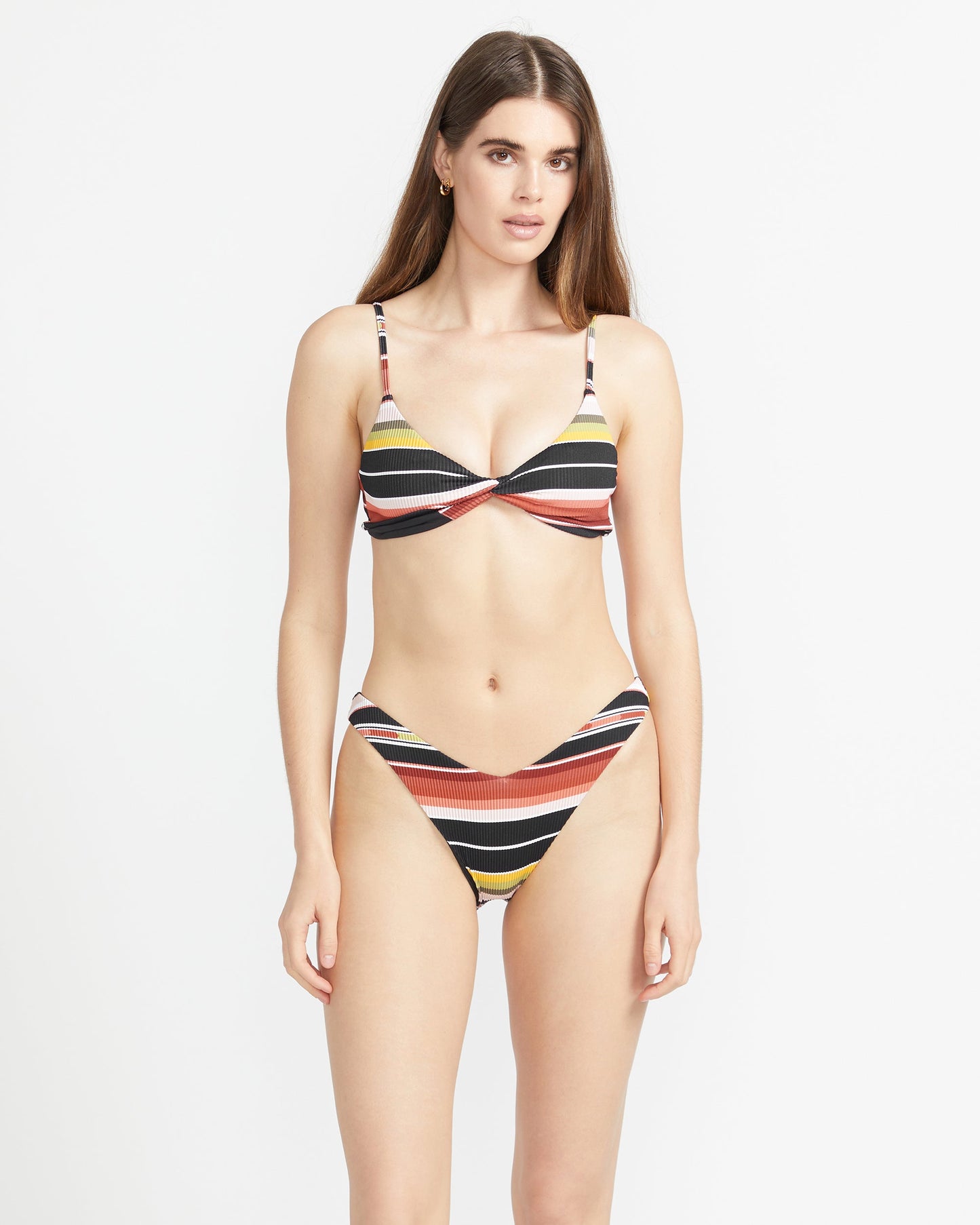 Beach Trip Twist Crop Bikini Top