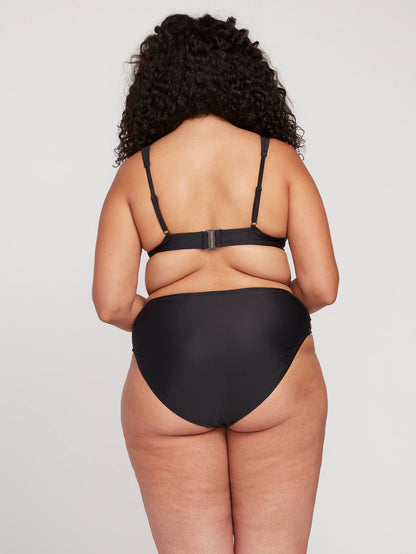 Simply Solid Retro Bikini Bottom Plus Size